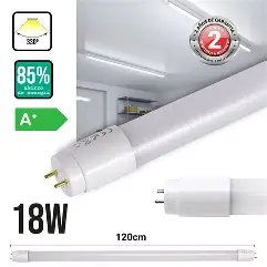 [19000310] 18W TUBO T8 LED 120CM 4500K 1800LM