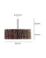 [9011695] ABANICO LIJA 80x30mm GRANO 120